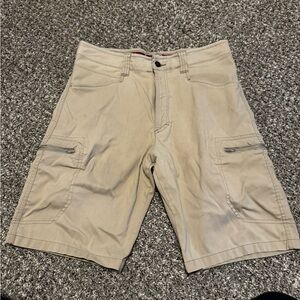 Wrangler Men's Beige Cargo Shorts